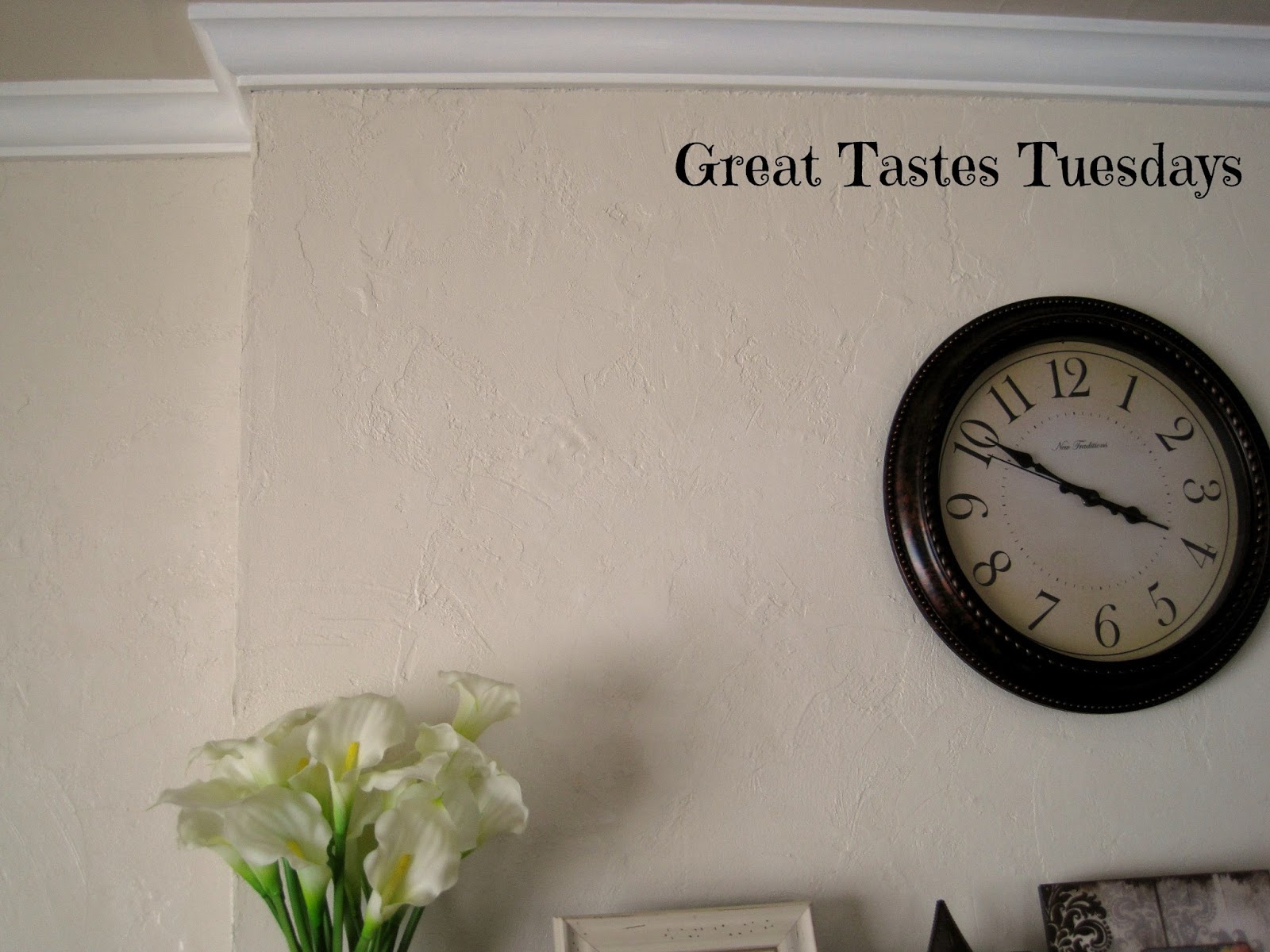 Great Tastes Tuesdays! DIY How to Texture a Wall (Holy Smooth)