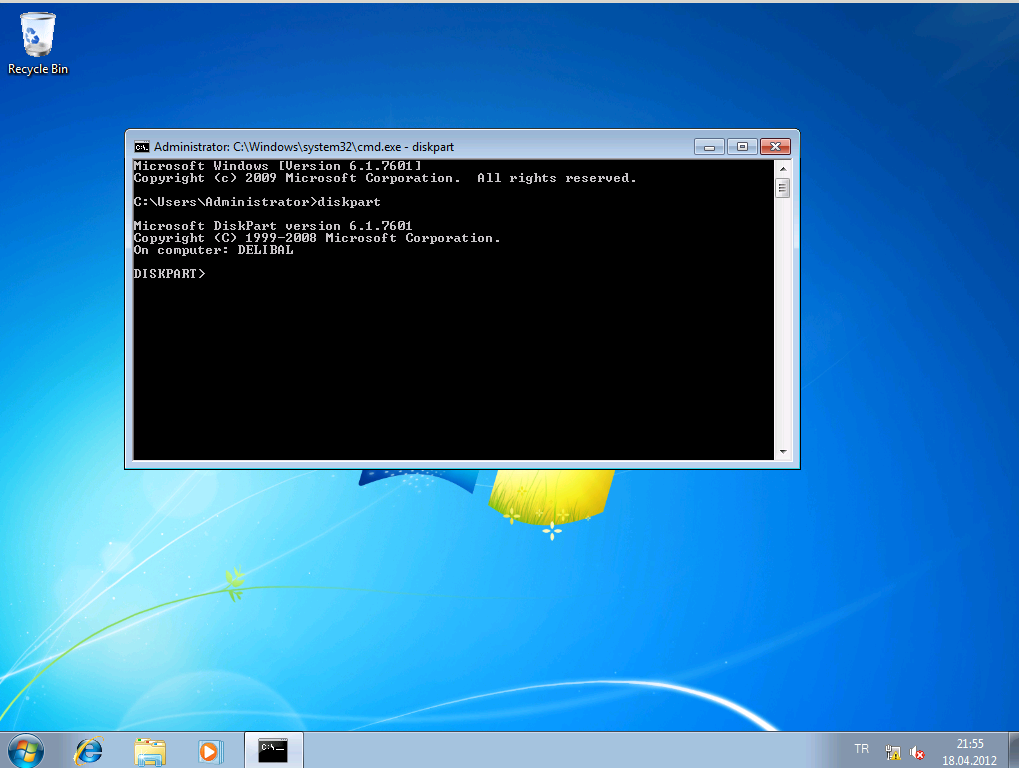 VHD nedir? windows 7 'de Cmd ve Disk Management ile VHD oluşturma