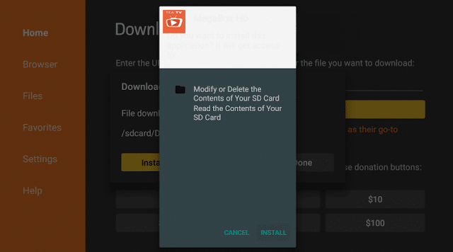 teatv apk install fire firestick amz boxes android continue done