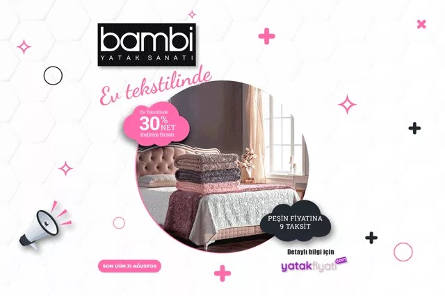 Bambi Yatak Ev Tekstili Indirim Kampanyasi 2021 Temmuz Agustos