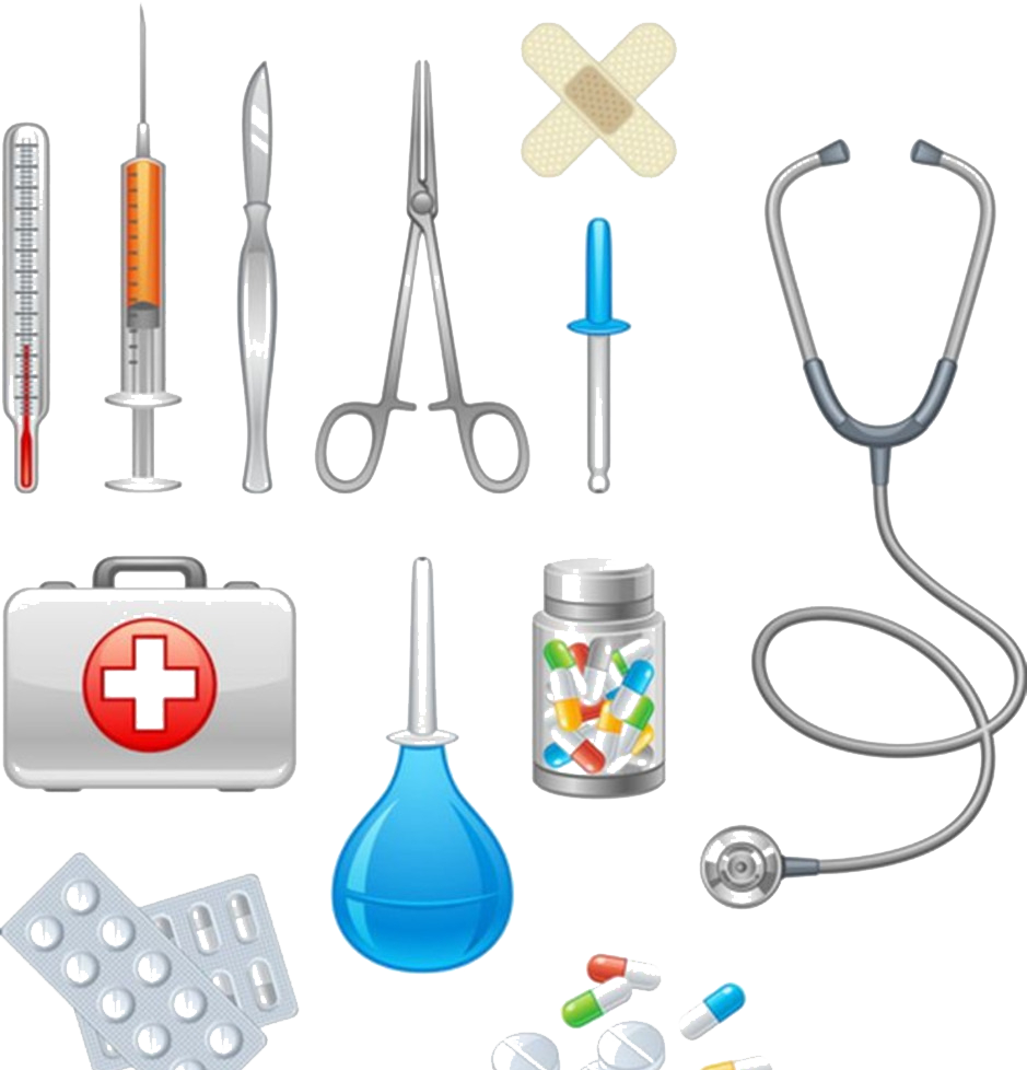 Какие предметы медицины. Атрибуты врача. Инструменты доктора. Медицинские инструменты для детей. Принадлежности медсестры.