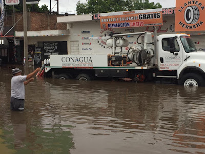 La Conagua despliega personal de protección a la infraestructura  y atención de emergencias en entidades afectadas por las lluvias en las costas del Pacífico Norte
