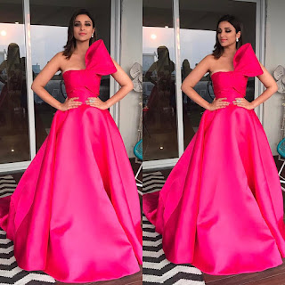 Parineeti Chopra Stunning in Mark Bumgarner Gown at Filmfare Awards 2017