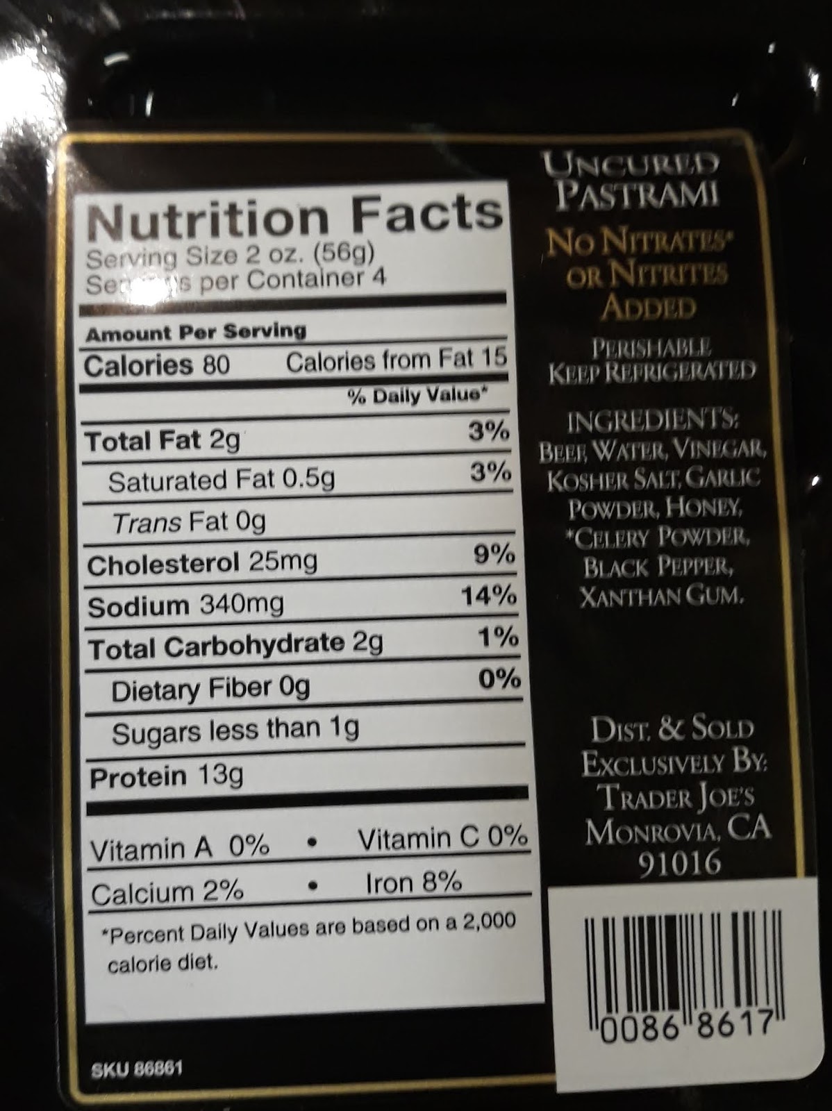 What's Good at Trader Joe's? Trader Joe's Uncured Pastrami