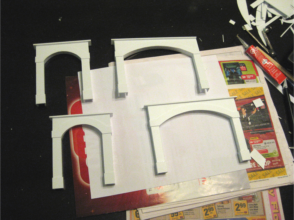 Tunnel Portals from Scratch TY'S MODEL RAILROAD