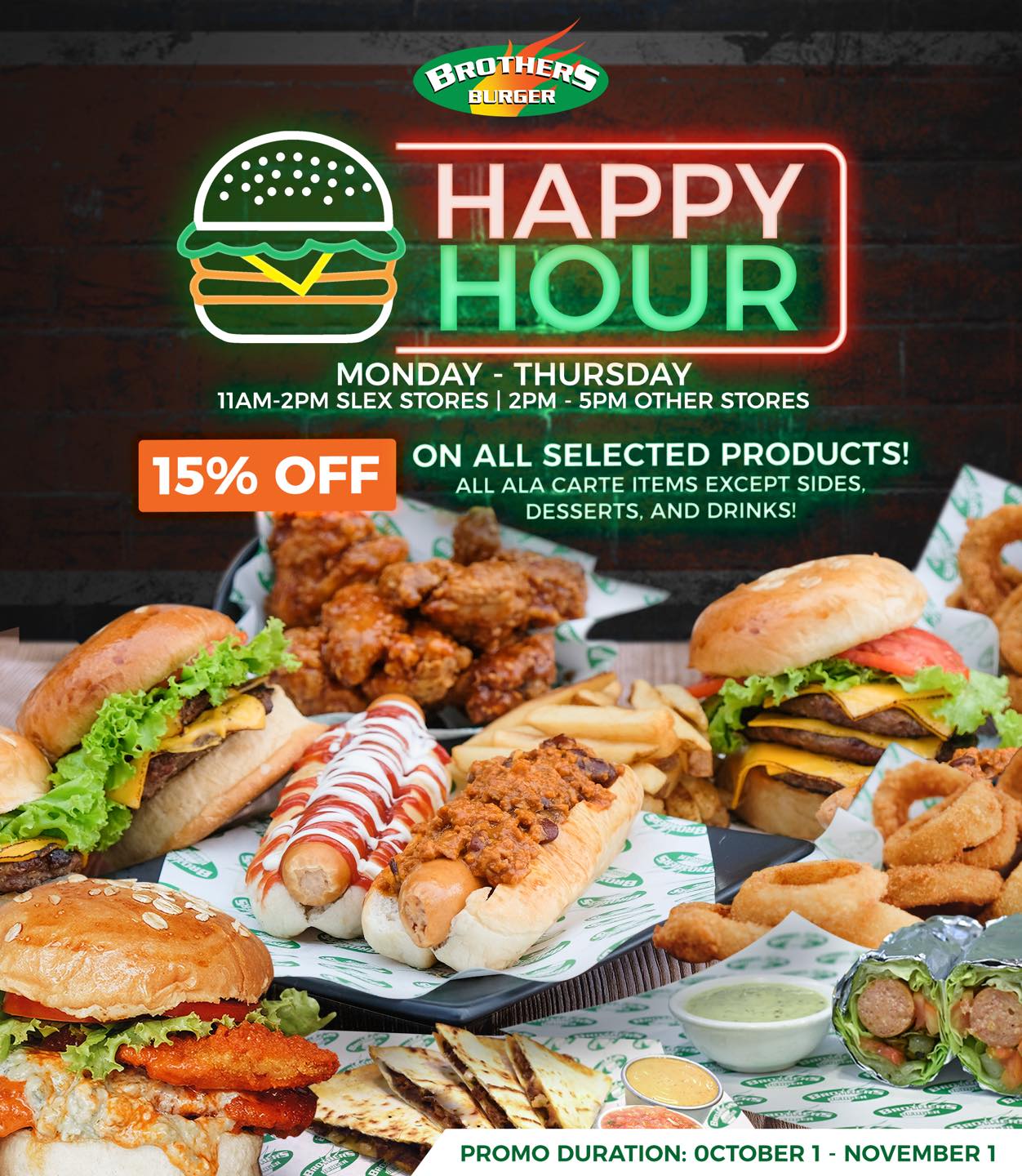 Manila Shopper Brothers Burger Happy Hour Promo & their new Jack'O