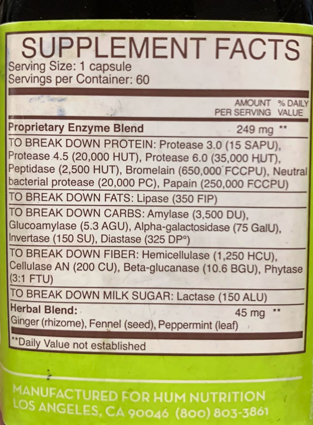 Digestive Enzymes Why I Take them