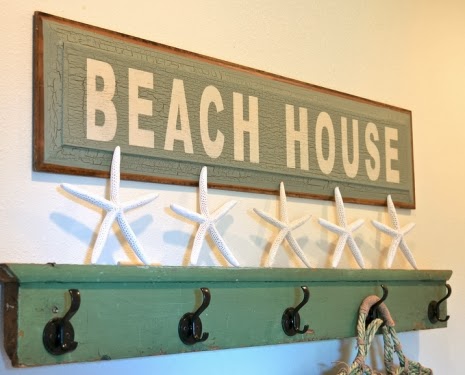 beach house sign