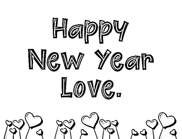 Happy New Year coloring pages holiday.filminspector.com