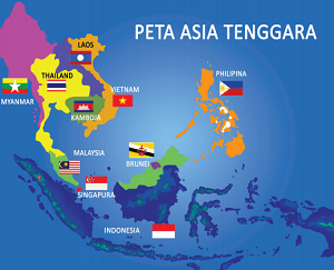 peta negara-negara Asia Tenggara www.simplenews.me