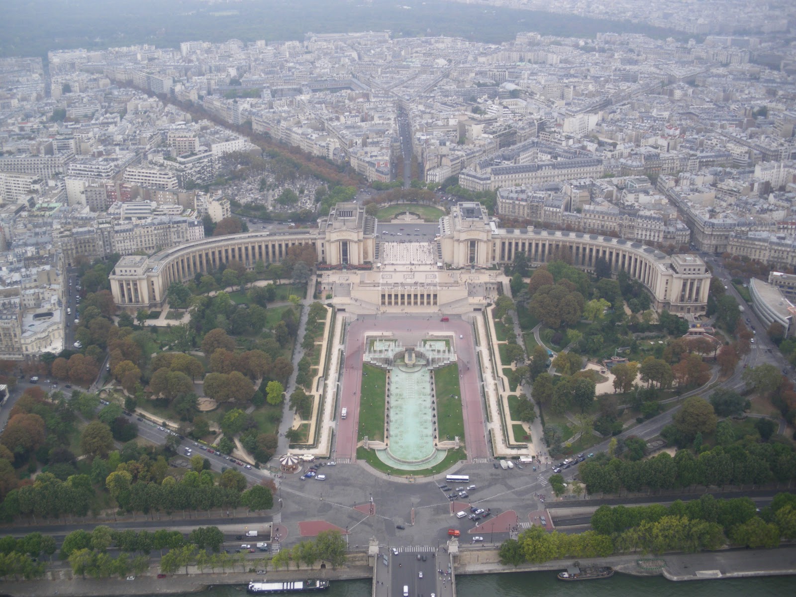 World Traveller View from the top of the Eiffel tower
