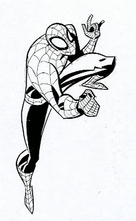 spiderman coloring in pages