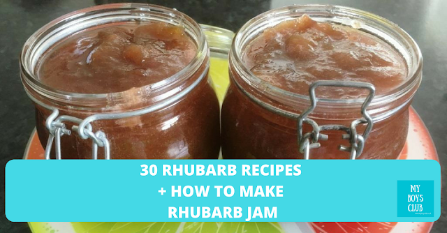 30 Rhubarb Recipes + How to make Rhubarb Jam