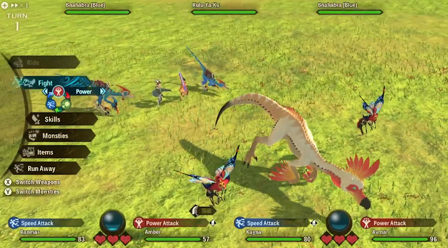 back attack combat Bnahabra Kulu-Ya-Ku Monster Hunter Stories 2 Nintendo Treehouse Live E3 2021