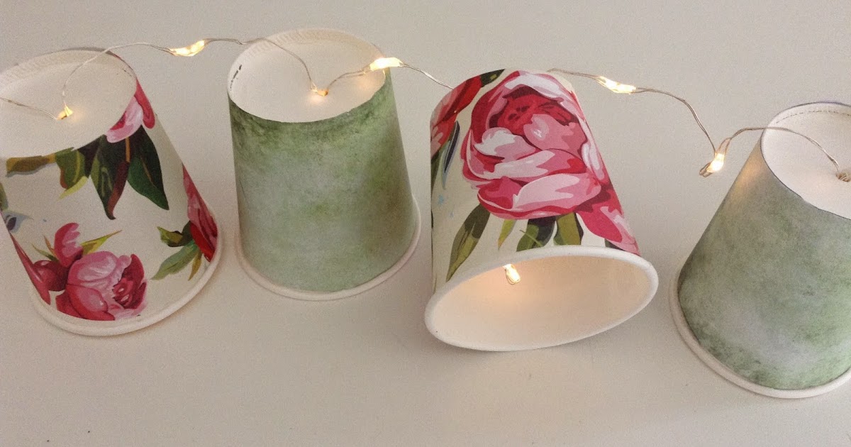 CraftingHome Paper Cup Party Lights