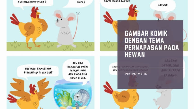 Gambar Komik dengan Tema Pernapasan pada Hewan Gambar Komik dengan Tema Pernapasan pada Hewan