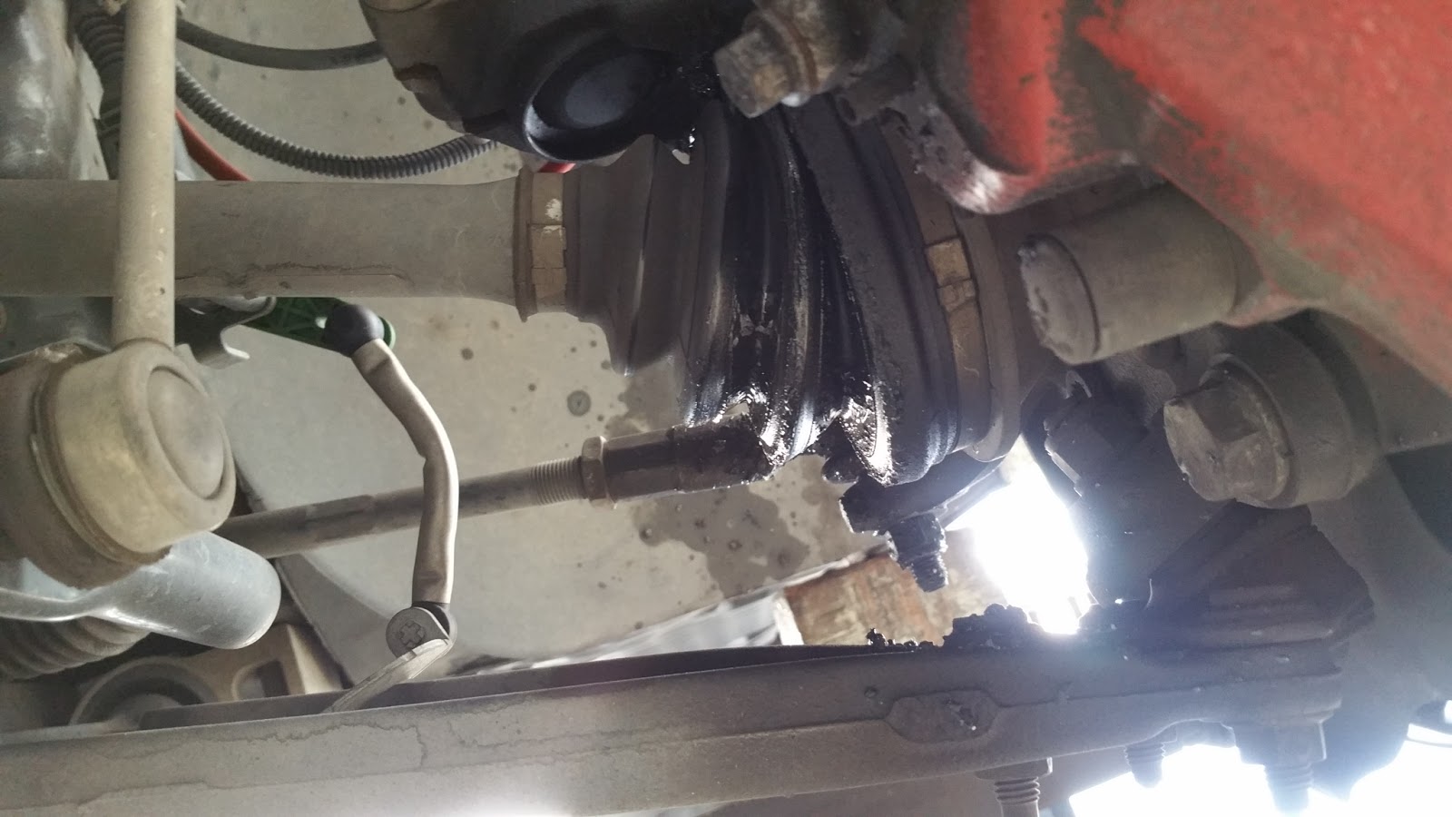 CBX RNS510 & Accessories Drive Shaft Boot Damage