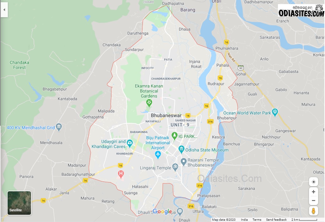 bhulekh bhubaneswar map