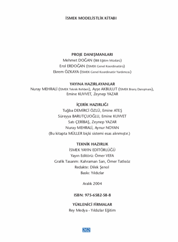 Ismek Modelistlik Kitabi Pdf