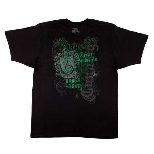 Harry Potter Movie Memorabilia: Slytherin Attributes T-Shirt