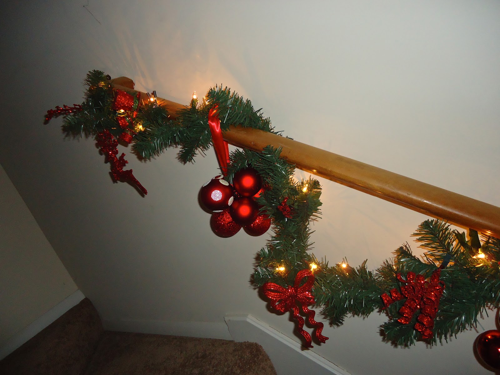Sisters on Blackwell Garland and Ornament Clusters