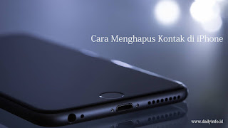 Cara Menghapus Kontak di iPhone