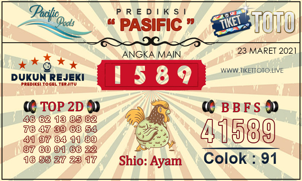 Prediksi Togel PASIFIC TIKETTOTO 23 MARET 2021