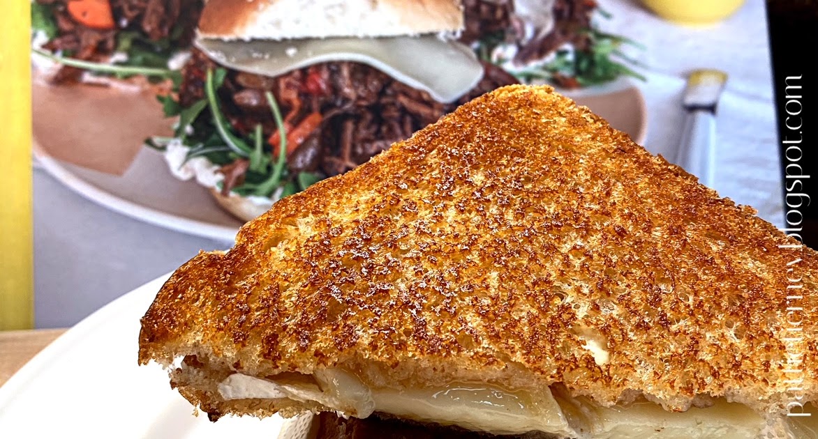 OllaPodrida Brie and Apricot Jam Grilled Cheese