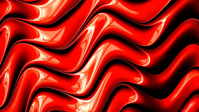 Free Blood Red Fractal Surface 3D & Abstract wallpaper.