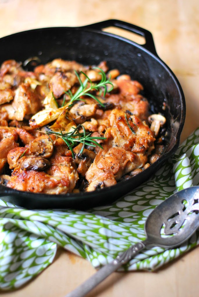 Crazy Deliciousness Chicken Thighs with Mushrooms