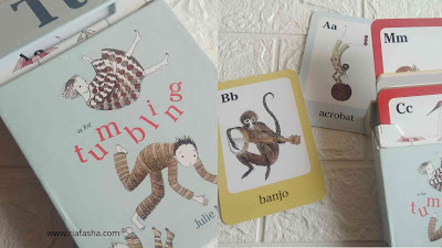 T is for tumbling flash cards