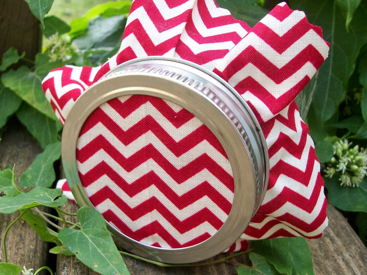 Colorful Adhesive Canning Jar Labels: Christmas Jam Jar Cloth Covers, Kraft paper wedding labels