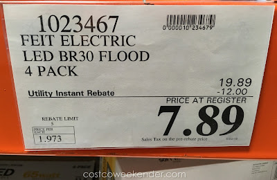 Deal for the Feit BR30 65 Watt LED Flood Light at Costco