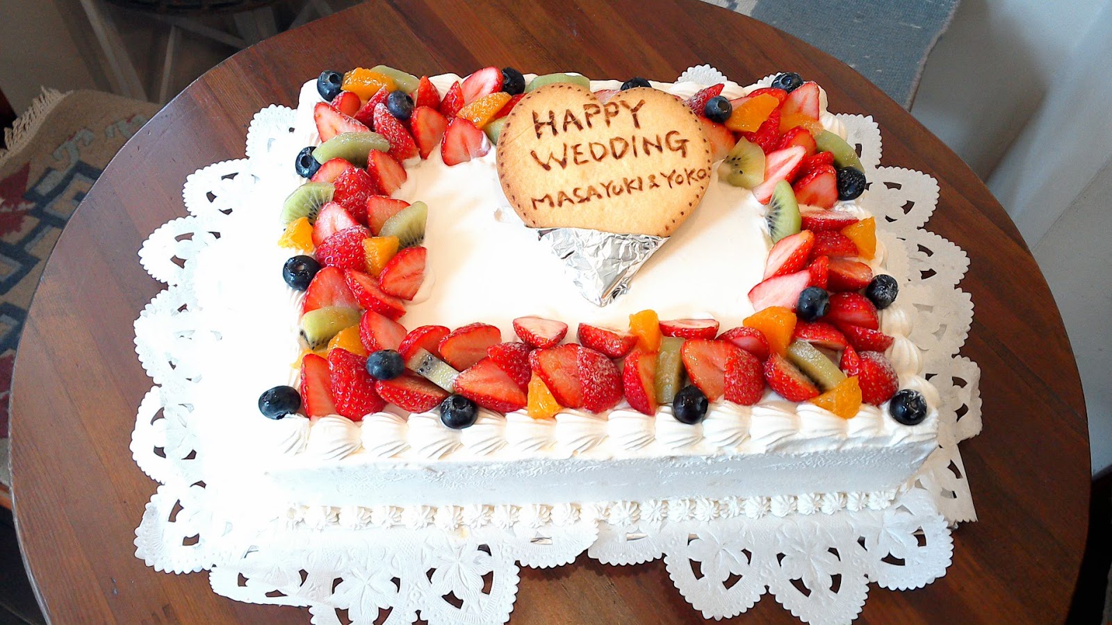 Nakameguro Miro 結婚式の二次会のためのケーキ