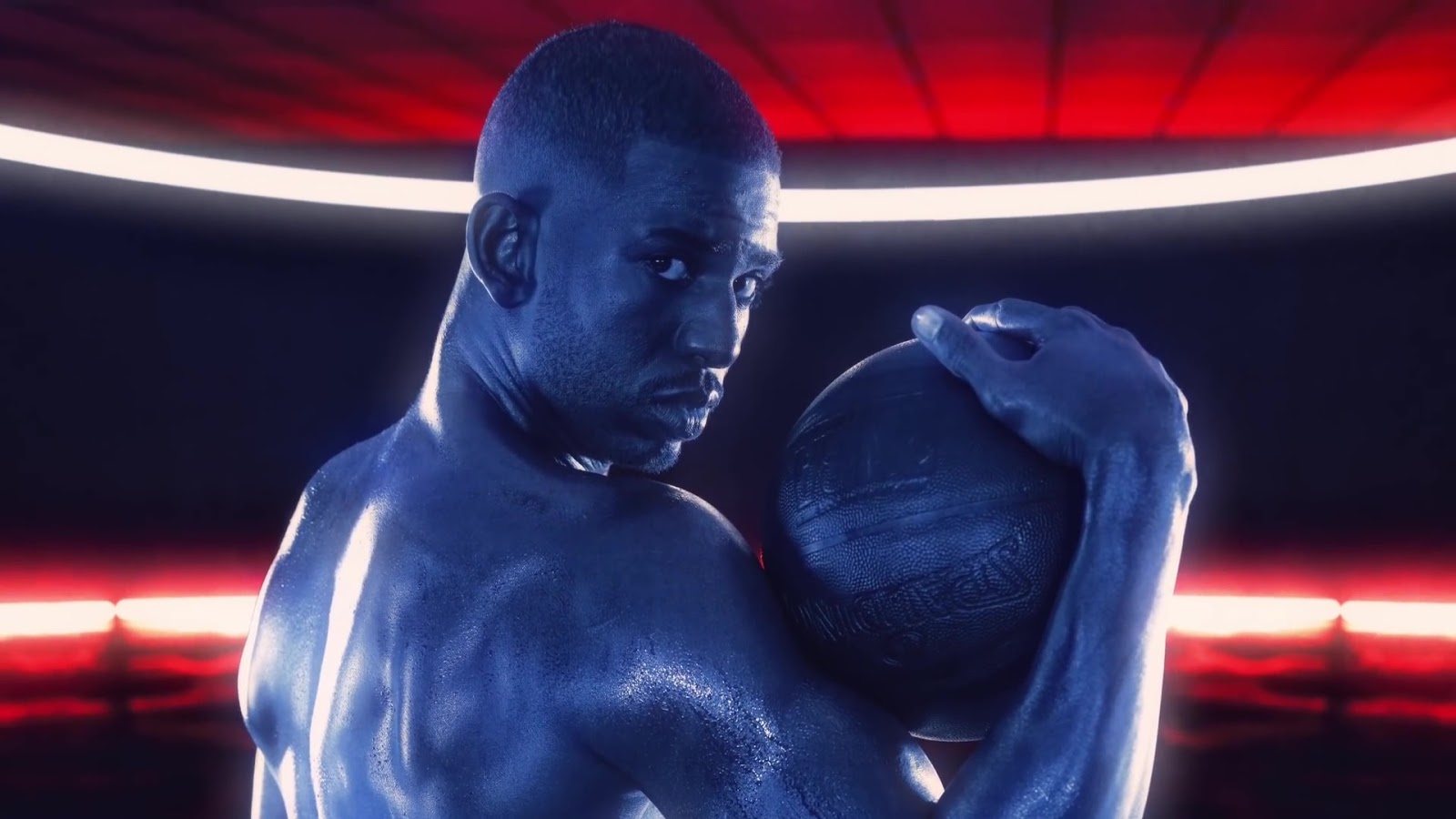 Chris Paul nude in ESPN Body Issue behind the scenes.