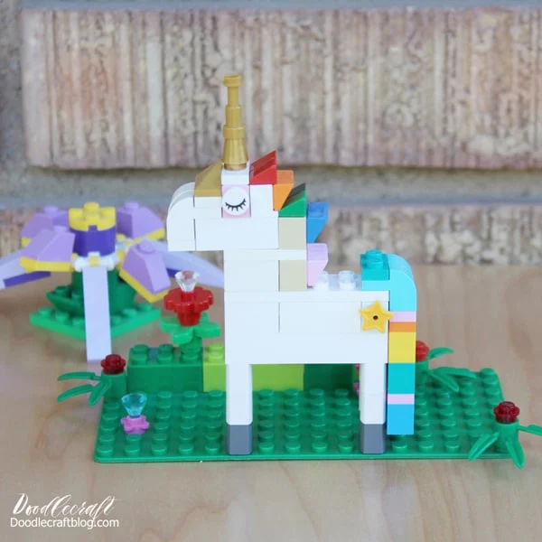 How to Build Lego Unicorn Instructions10 ways!