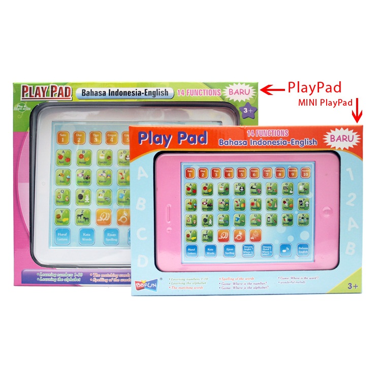 Play Pad Kecil ( warna pink,biru ) ~ Mall Mainan