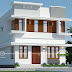 Simple flat roof style house 1292 sq-ft