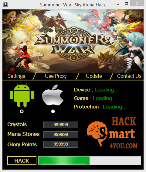 summoners war cheats android phone