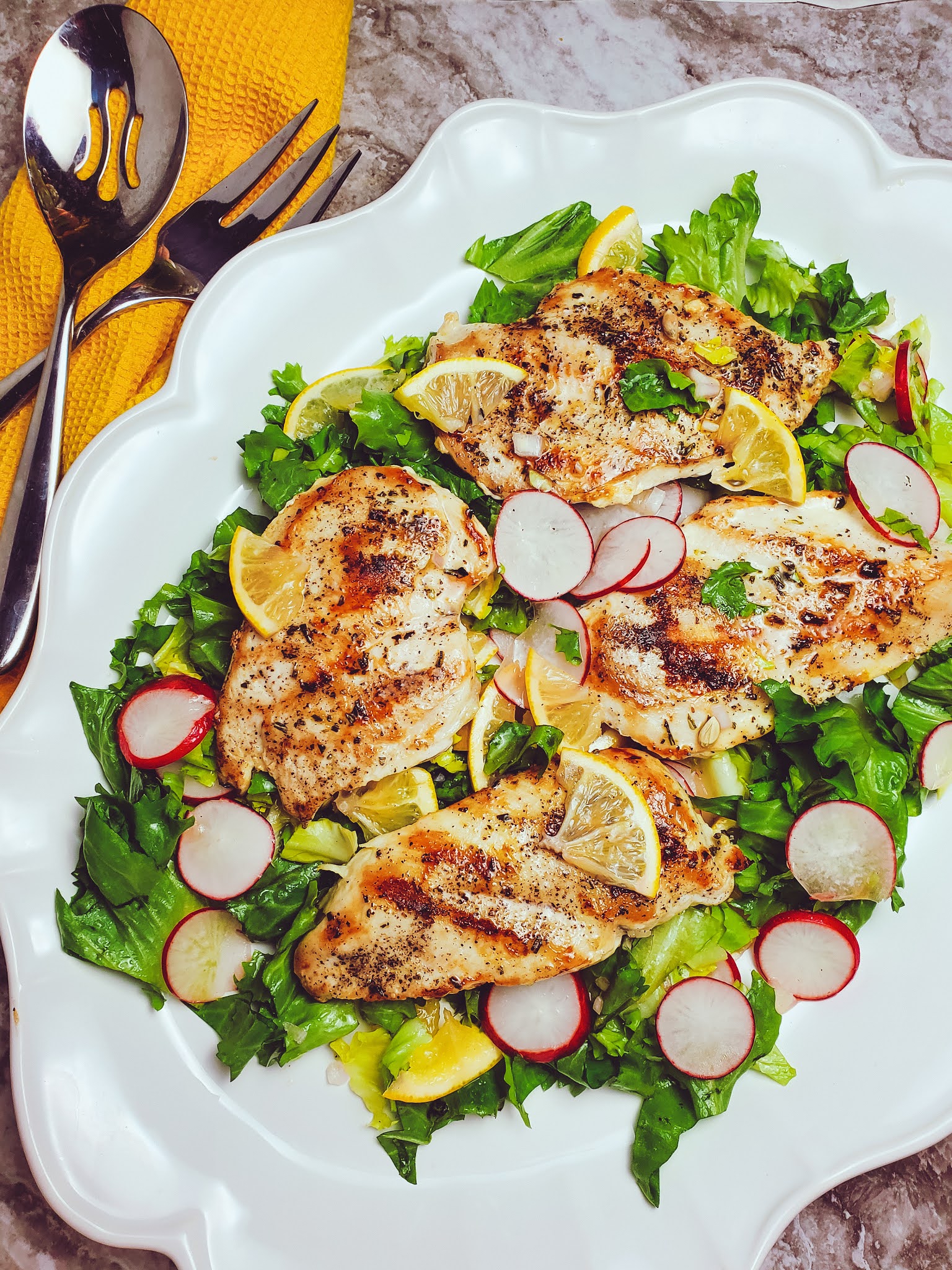 Slice of Southern Meyer Lemon & Rosemary Chicken Salad