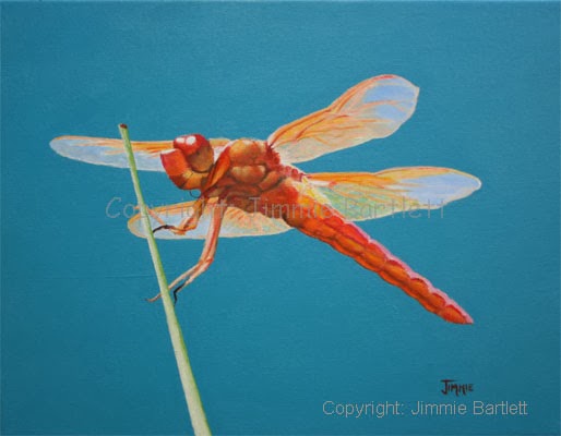 Dragonfly - Oil on Canvas main image 1
