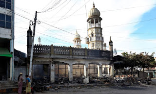 Hla Oos Blog: Lashio Mosques And Madrassas Burning By 