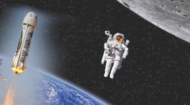 يقول بيزوس إن Blue Origin ستأخذ أول امرأة إلى سطح القمر