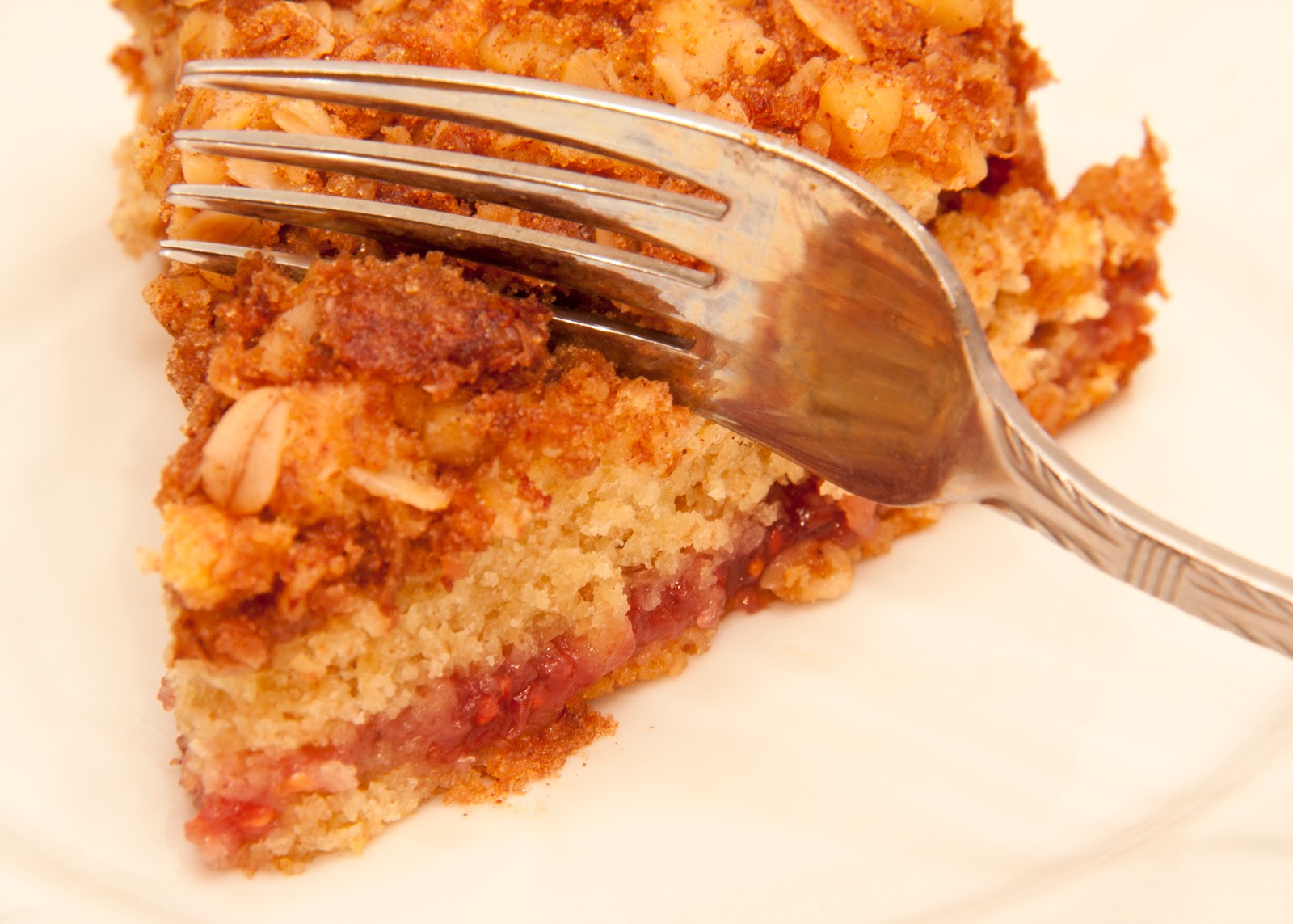 Nonesuch Raspberry Sour Cream Coffee Cake