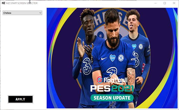 Mz Start Screen Selector For Pes 2016 2017 2018 Patch Pes New Patch Pro Evolution Soccer