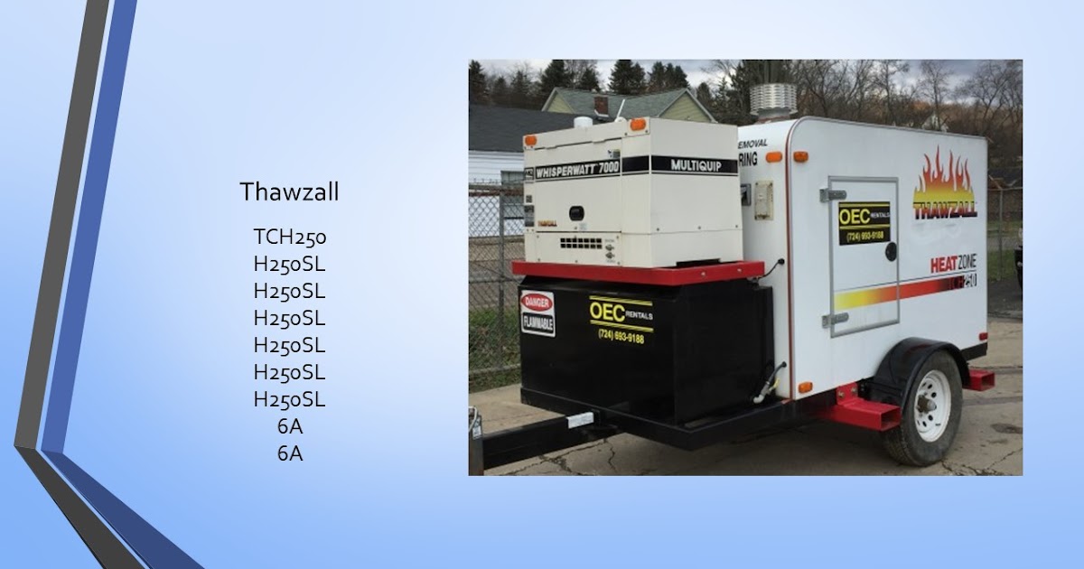 2 Things the Ground Heater You’re Renting Must Perform