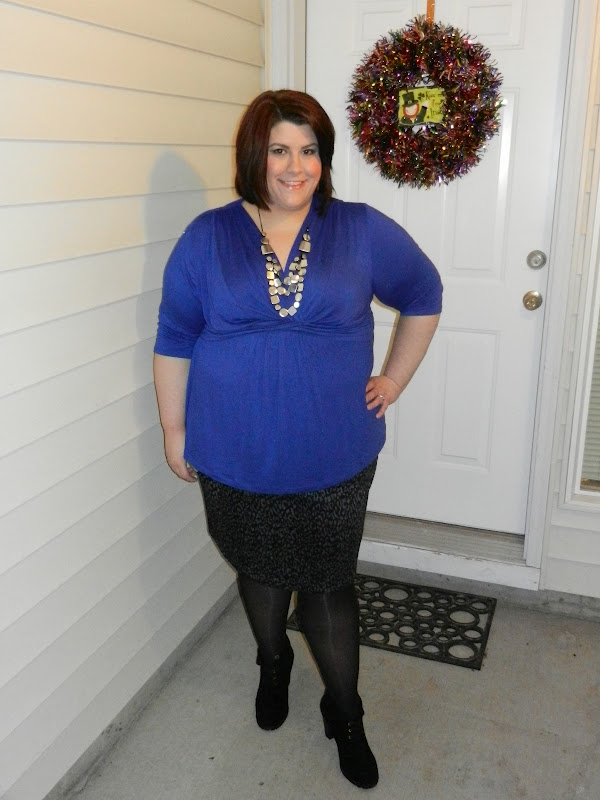 What I Wore: Birthday Blue - Discourse of a Divine Diva {Plus Size ...