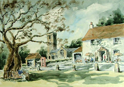 wash watercolour line royal painting finished oak