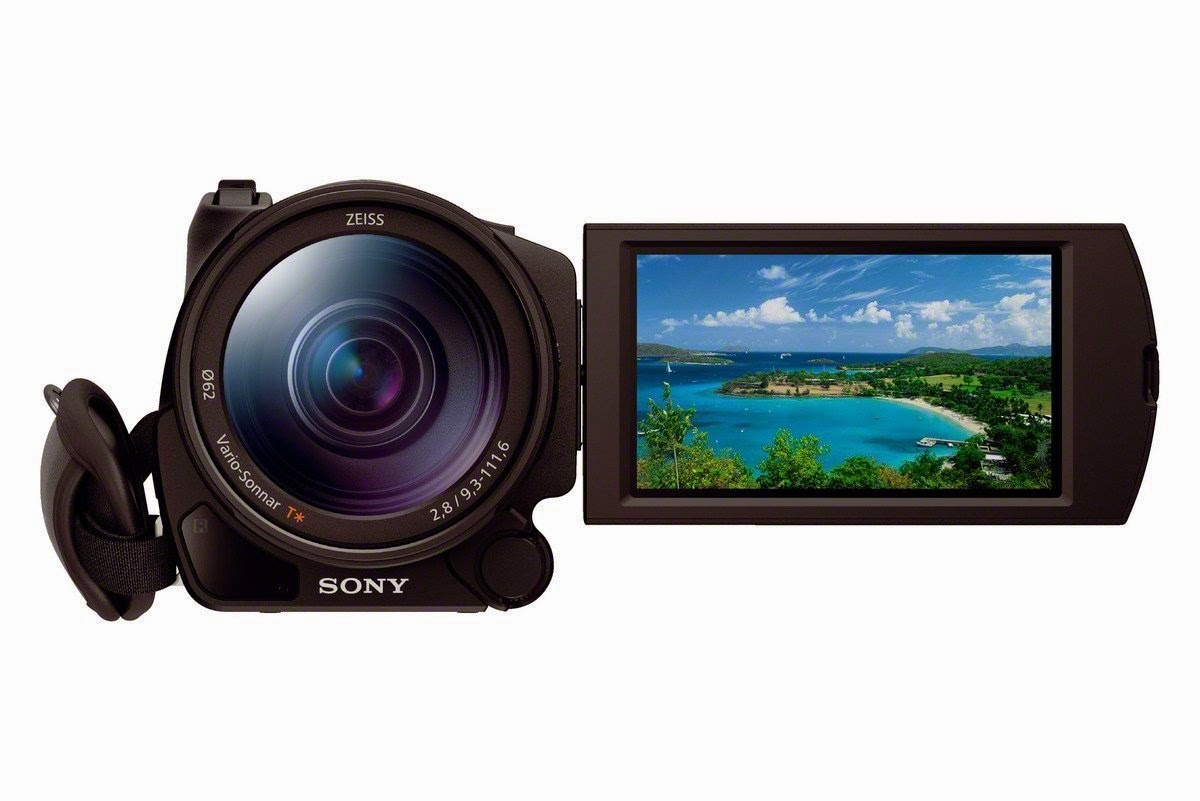 Sony FDR-AX100/B 4K Video Camera Handycam Camcorder, review, 1" CMOS sensor with Exmor R CMOS image sensor, BIONZ X processor, fast recording speeds & double light sensitivity & reduced noise