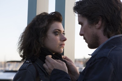 Christian Bale and Imogen Poots in Knight of Cups